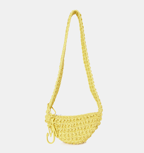Popcorn Knitted Sling Bag