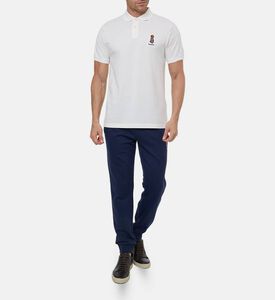 Hackett London Logo-embroidery Short-sleeve Polo Shirt, Model View