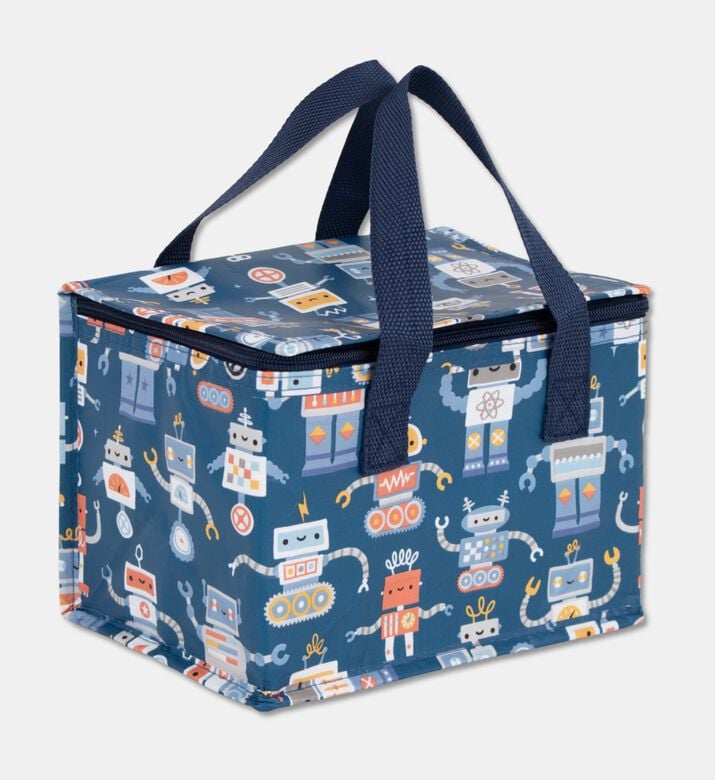 A Little Lovely Company Cool Bag 5.5l - Robots, Packshot View