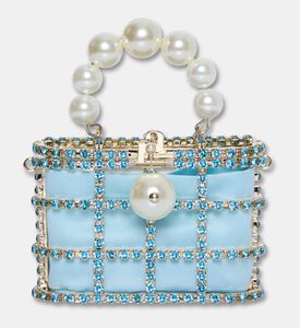 Rosantica Holli Pocket Crystal-embellished Charm, Light-blue, Packshot View