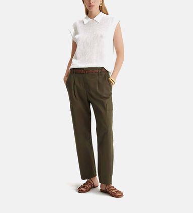 Knit Short-sleeve Polo Shirt