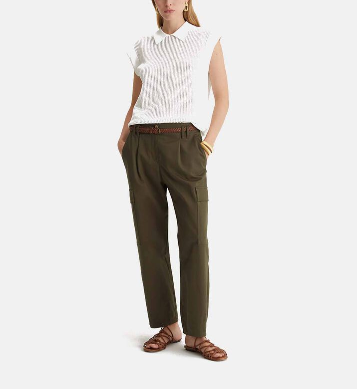 Knit Short-sleeve Polo Shirt