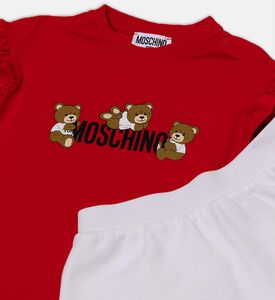 شورت بطبعة شعار ودبب