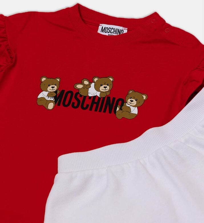 Bear Motif Logo-print Shorts Bear Motif Logo-print Shorts