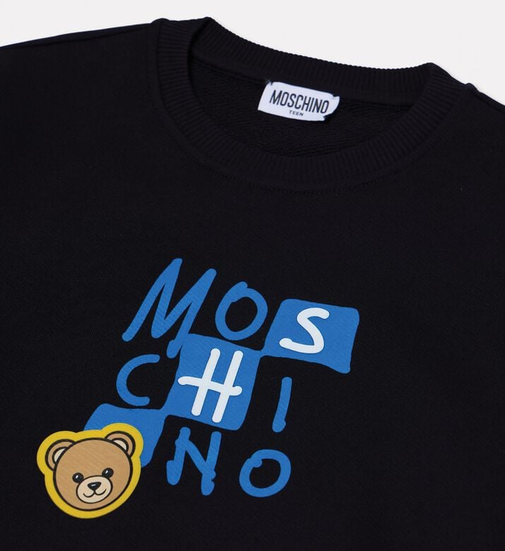 Moschino Kids Logo Print Sweatshirt, Packshot View