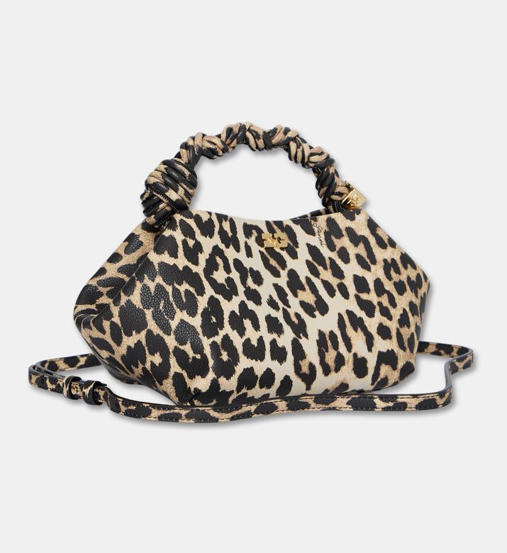 Ganni Grain-texture Small Shoulder Bag, Packshot View