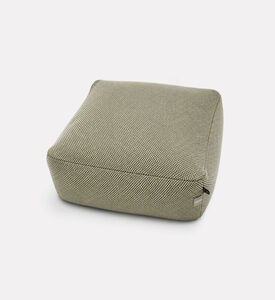 Home Deco and More Nirvana Multipurpose Outdoor Pouf, Green, Packshot View