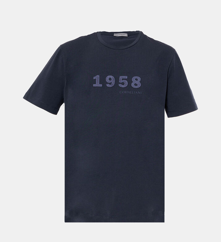 تيشيرت قطن 58 %بياقة مستديرة