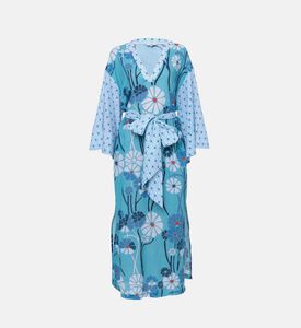 Kyoto Cotton Floral-print Kimono