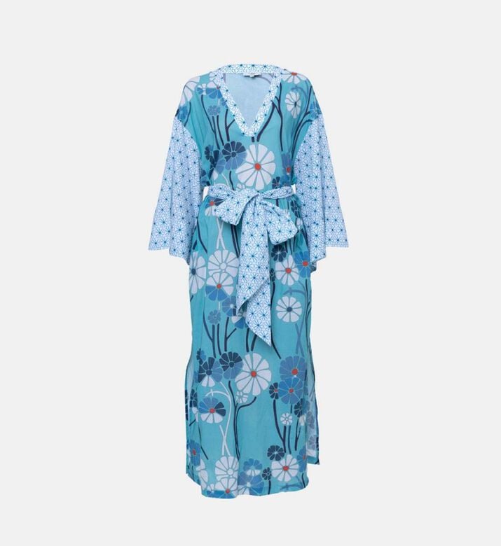 Kyoto Cotton Floral-print Kimono