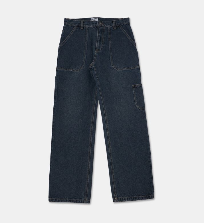 Moschino Kids Utility Pocket Denim Trousers, Packshot View