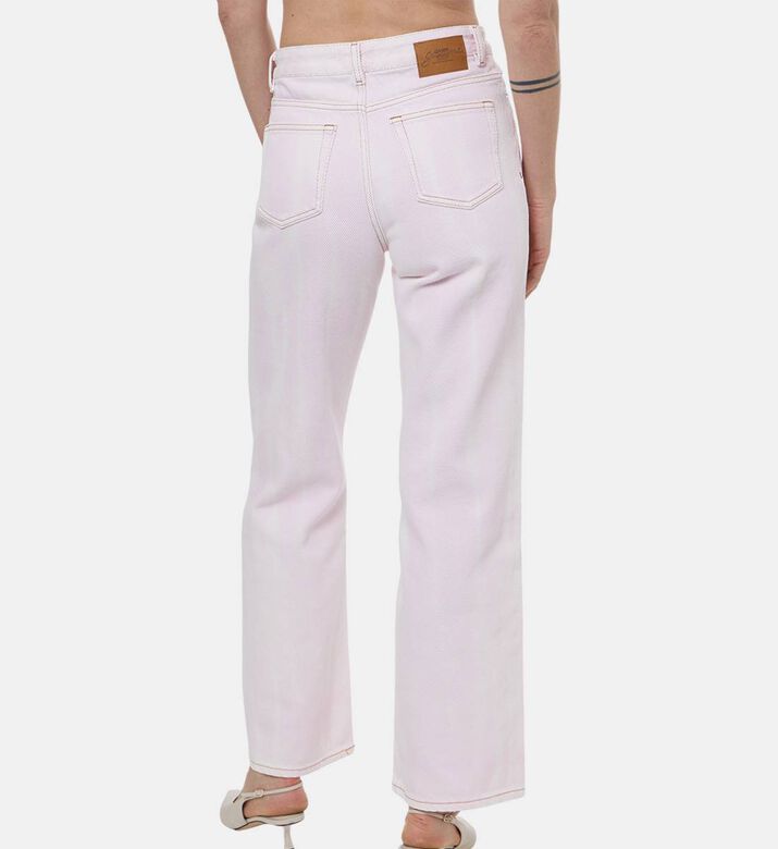 Ganni Overdyed Regular-fit Denim Pants, Model View