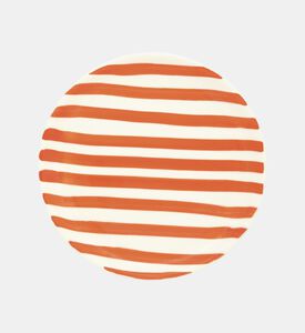 طبق جانبي سيراميك مطلي يدويًا