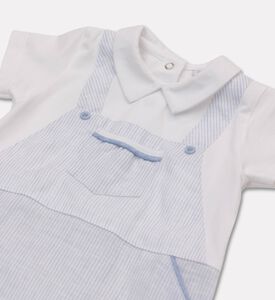 My First Collection Striped Long-sleeve Rompersuit, Packshot View