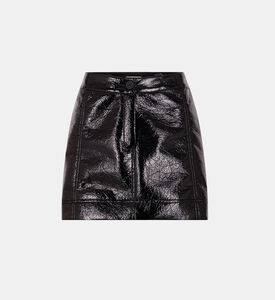Faux Leather Mini Skirt