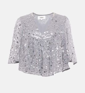 بلوزة بياقة في مزينة بترتر