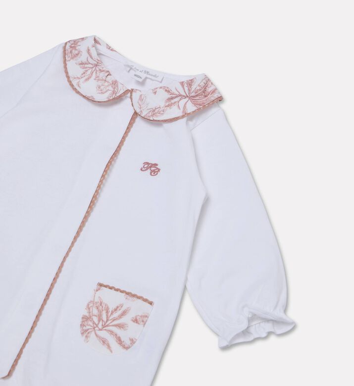 Tartine et Chocolat Velour Floral-print Pajama, Packshot View