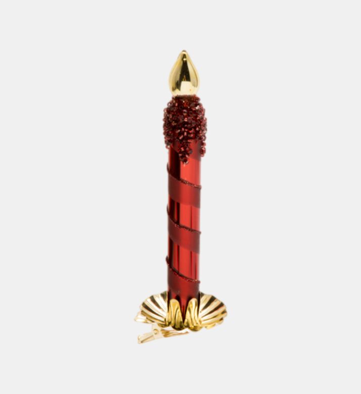 Beaded Clip-on Candle Ornament