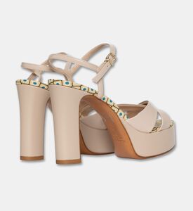 Albano Shoes High Naplak, Nude, Eu-41, Packshot View