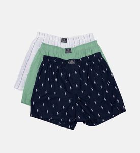 Cotton 3-pack Open Boxers Set