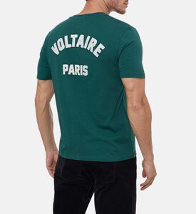 Zadig et Voltaire Cotton Short-sleeve T-shirt, Green, S, Model View
