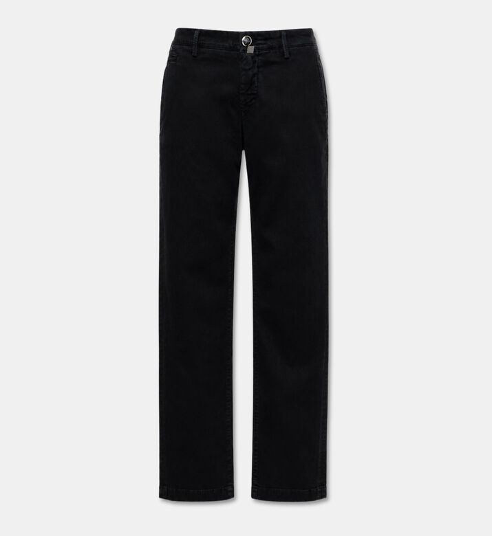 Jacob Cohen Button-fly Closure Straight-leg Trousers, 38, Packshot View