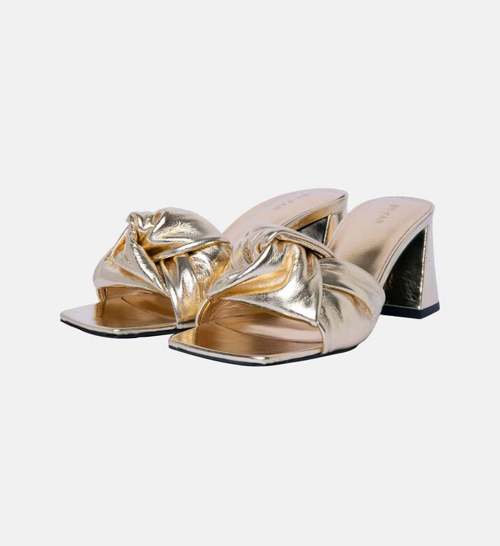 Lamar Metallic Leather Sandals