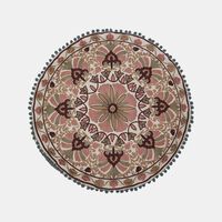 Eida Yarn-dyed Pouf 60x20 Cm