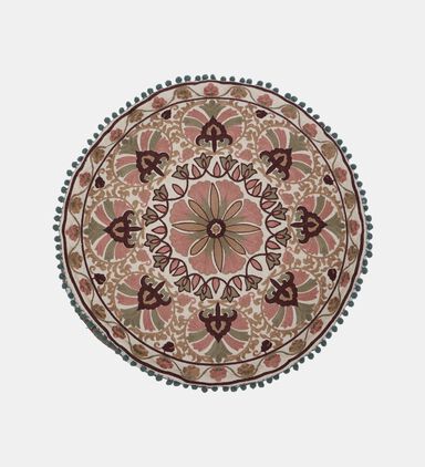 Eida Yarn-dyed Pouf 60x20 Cm