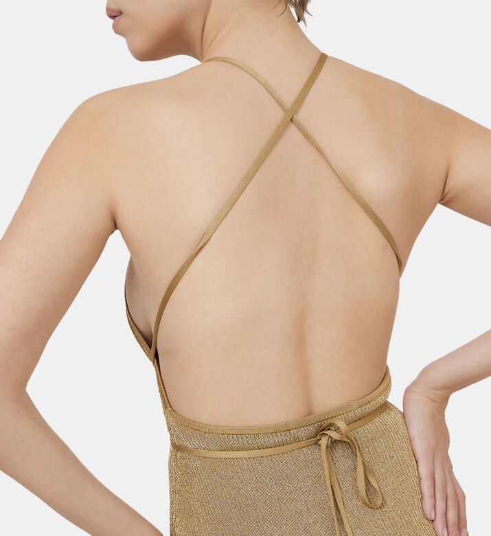 Glittery Fabric Maxi Dress Glittery Fabric Maxi Dress