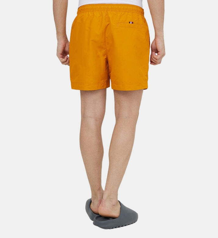 سروال سباحة بشعار ورباط