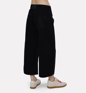The Attico Denim Ankle-grazing Pants, Model View