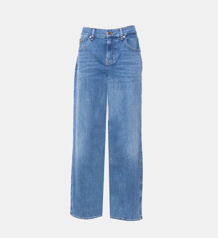Casual Light Wash Denim Pants