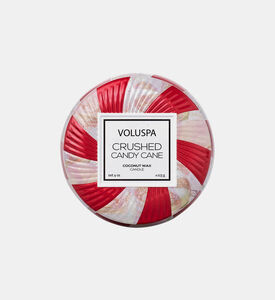 Japonica Crushed Candy Cane Scented Candle Tin
