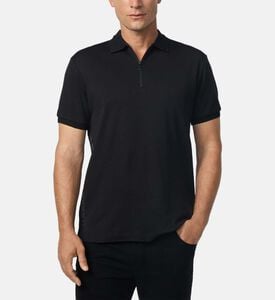 Zip-neck Short-sleeve Polo Shirt Zip-neck Short-sleeve Polo Shirt