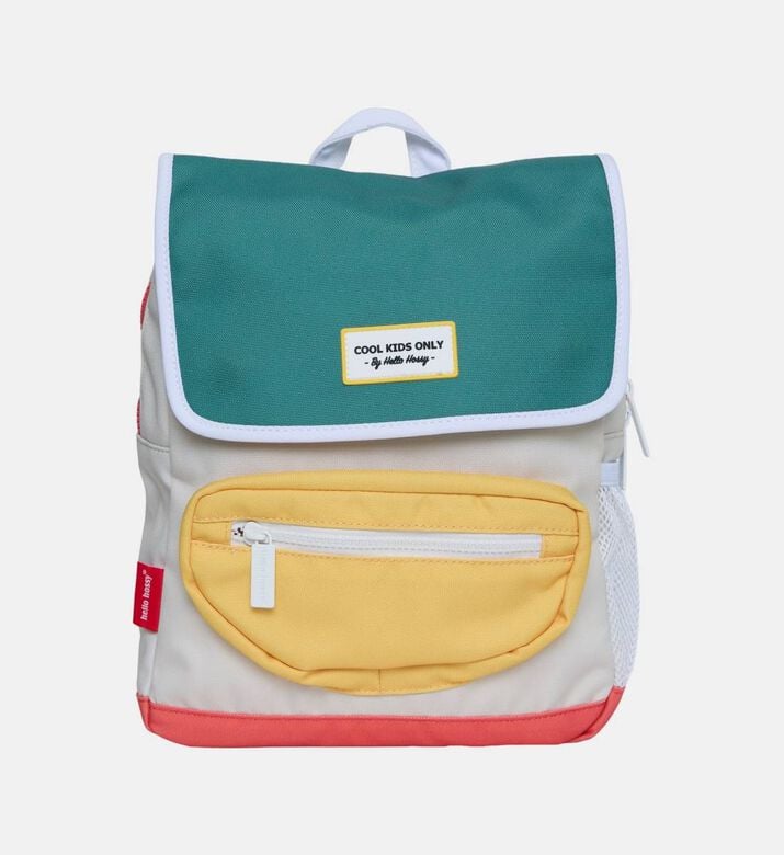 Hello Hossy Mini Playmo Side Pocket Backpack, 26x31x9-cm, Multicolor, Packshot View
