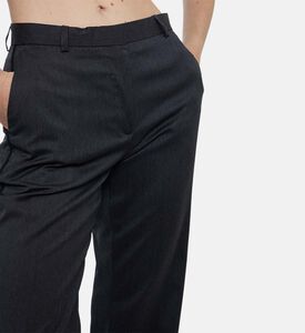 The Kooples Pinstripe Flared Trousers, Model View