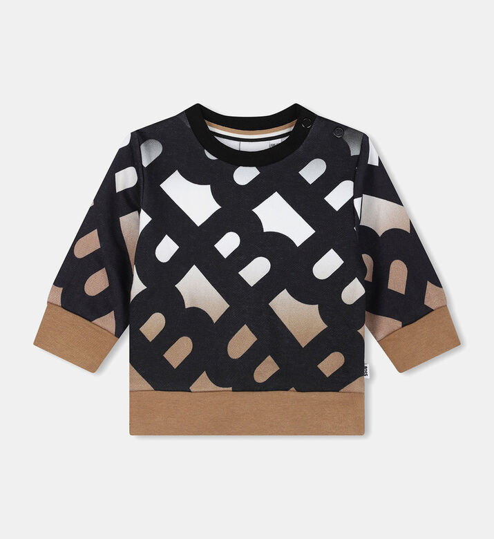 Gradient Monogram Logo Sweatshirt