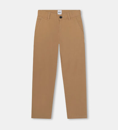 Boy Slim-fit Twill Chino Trousers
