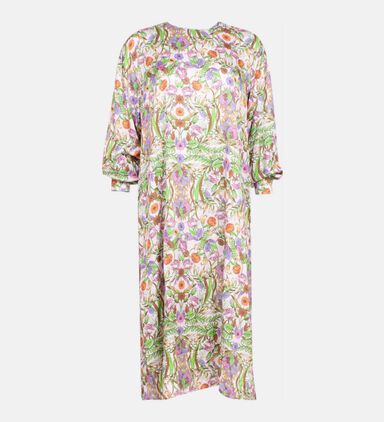 Paisley Flowing Long Caftan Dress