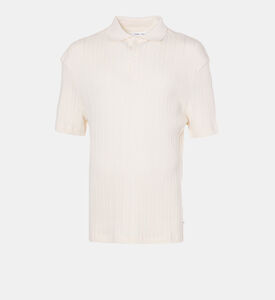 قميص بولو قصير الأكمام قطن عضوي