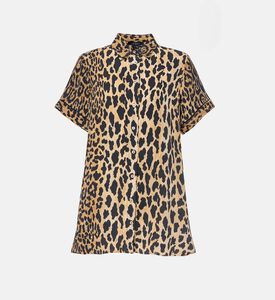 Niluu Leopard-print Short-sleeve Shirt, Packshot View