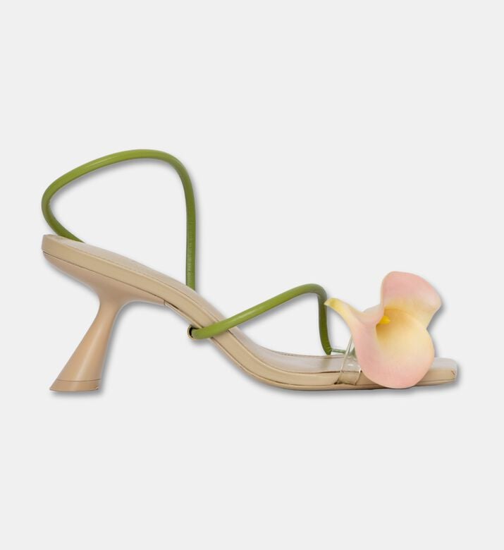 Cult Gaia Ria Slip-on Leather Sandals, Packshot View