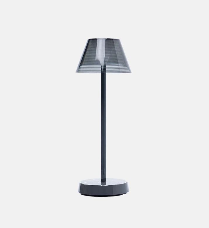 Wd Lifestyle Rechargeable Dinner Table Lamp, Grey, Packshot View