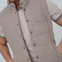 Lux Knit Wool Blend Gilet