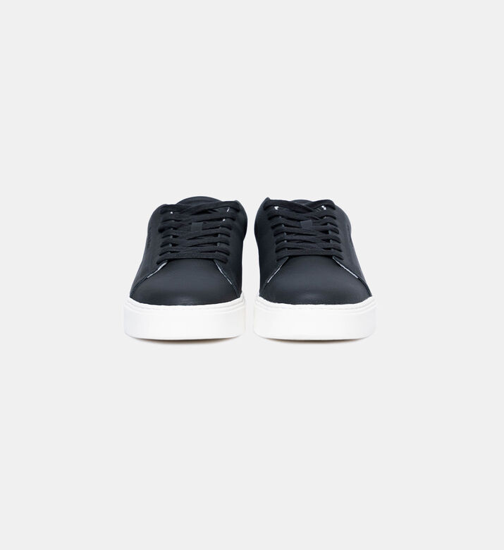 Leather Low-top Lace-up Sneakers