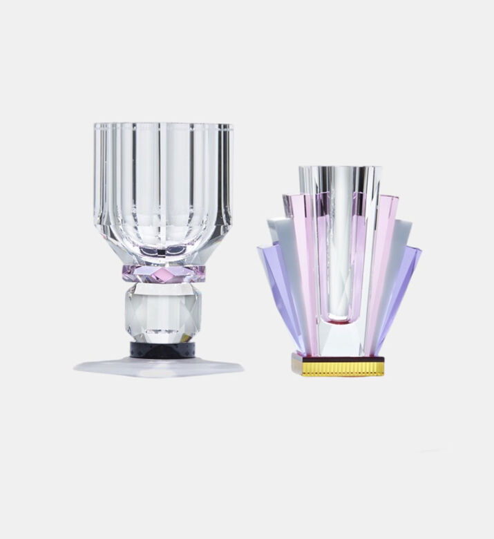 South Beach Round Crystal Vase