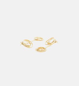 Spiral Gold-plated Earrings