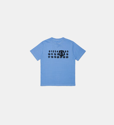 Cotton Number-print Crewneck T-shirt