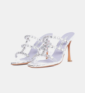 Crystal-embellishments Slide Sandals